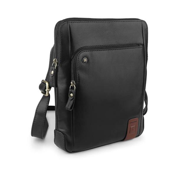PRIMEHIDE Medium Leather Messenger Bag - Matteo Tuscan