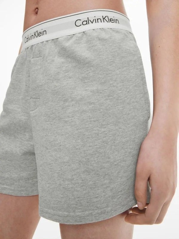 Calvin Klein MODERN COTTON Pyjama Shorts Womens Grey Heather