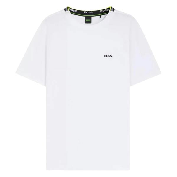 BOSS Pique Taddy T-Shirt Open White