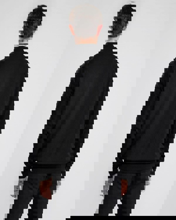 Lacoste Half Zip Logo Mens Sweatshirt - Black 031