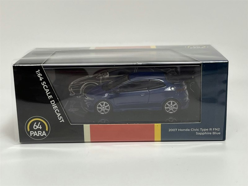 Paragon Honda Civic 2007 Type R FN2 Sapphire Blue LHD 1:64 Paragon 55396