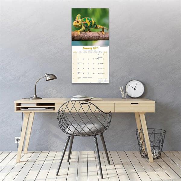 Lizards Calendar 2027, Wall Calendars, Month To View, Animals, Gift