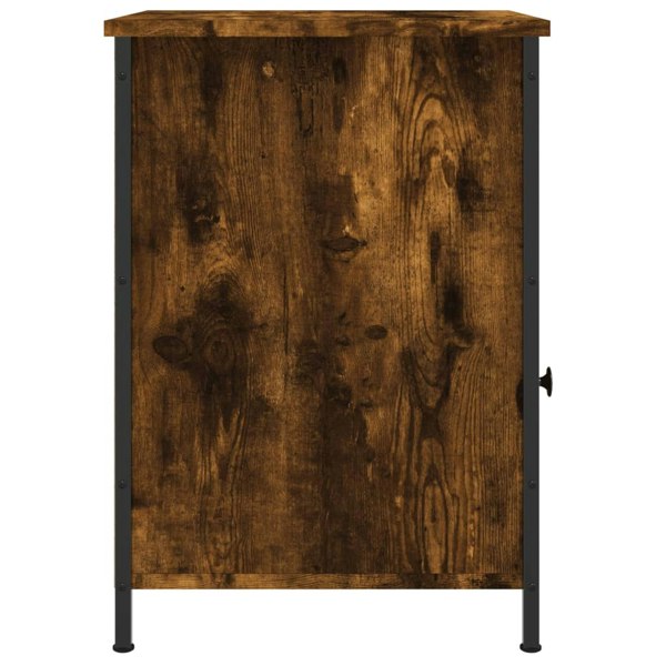 Berkfield Bedside Cabinets 2 pcs Smoked Oak 40x42x60 cm Engineered Wood