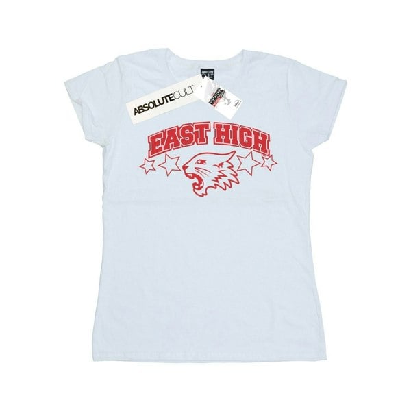 Disney Womens/Ladies High School Musical The Musical Wildcat Stars Cotton T-Shirt - White