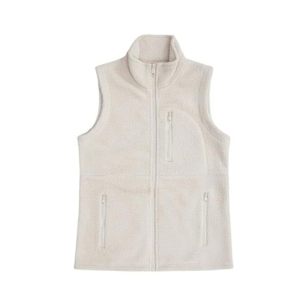 Animal Womens/Ladies Buxton Borg Gilet - Beige - 