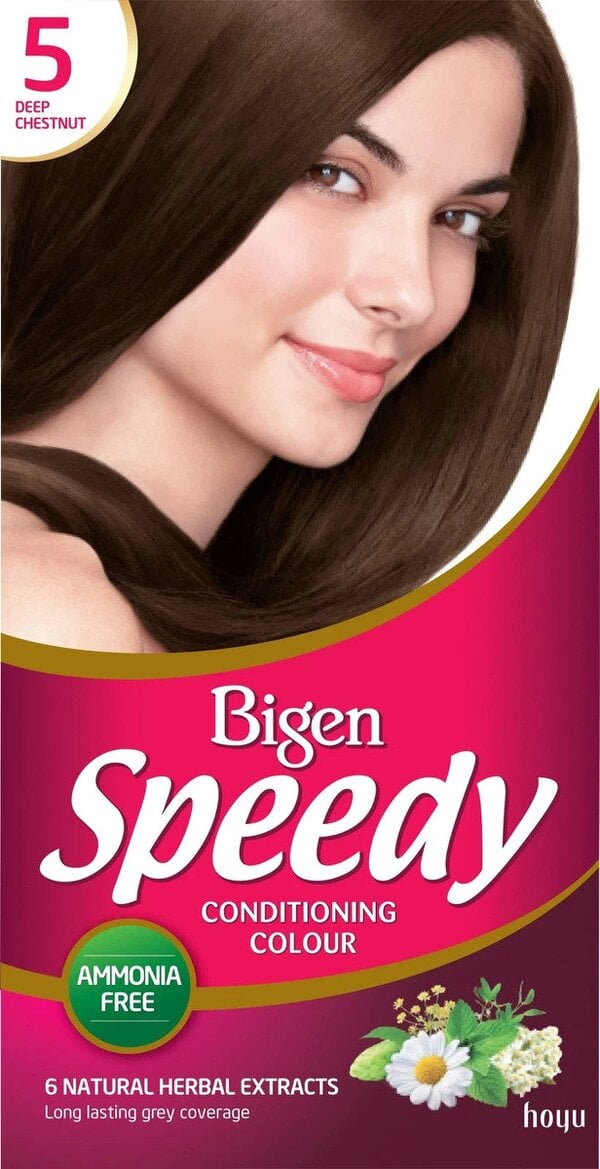 Bigen Speedy Conditioning Hair Colour 5 Deep Chestnut