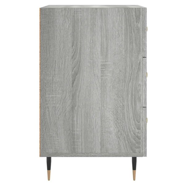 Berkfield Bedside Cabinet Grey Sonoma 40x40x66 cm Engineered Wood