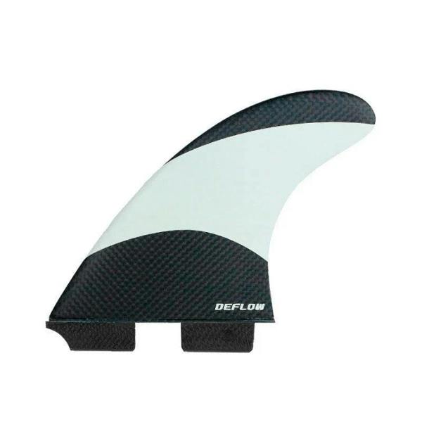Deflow Surf Deflow Fusion Thruster fins - White - twin tab - M