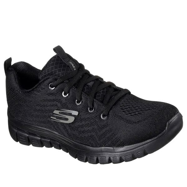 Skechers Womens/Ladies Graceful Get Connected Trainers - Black