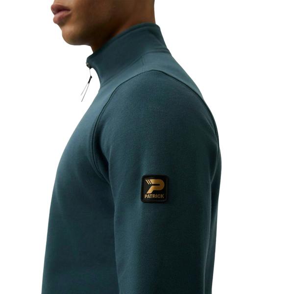 Patrick Mens Harlem Quarter Zip Top - Dark Blue - 