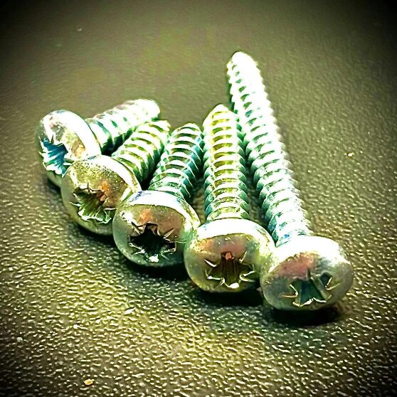 Fixaball No. 14, 6.3mm Pozi Pan Self Tapping Screws AB Point BZP