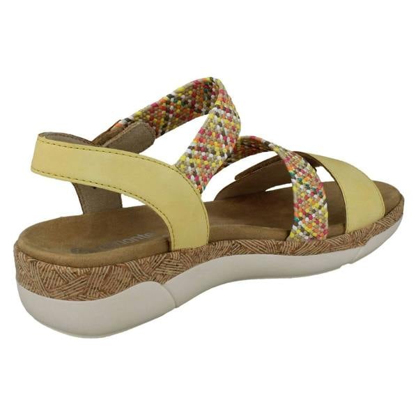 Remonte Ladies Remonte Strappy Elastiated Sandals R6861