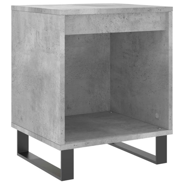 Berkfield Bedside Cabinets 2 pcs Concrete Grey 40x35x50 cm Engineered Wood
