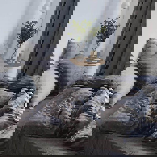 ST254 Velvet Duvet Cover + Bed Sheet + 2 Pillowcases, King-Weilai Concept-Weilai Concept