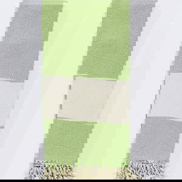 Soft Cotton Throw, Green