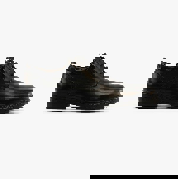 GEOX FEDERICO C Boys Leather School Shoes Black