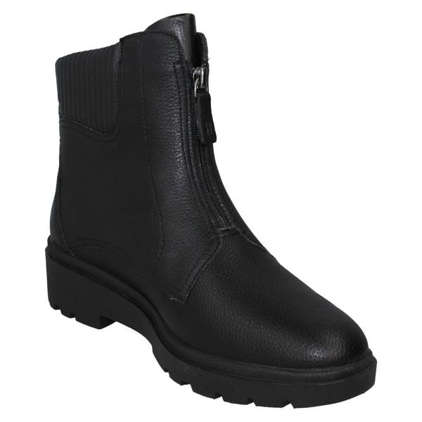 Clarks Ladies Clarks Lightweight Front Zip Low Heel Casual Ankle Boots Calla Zip