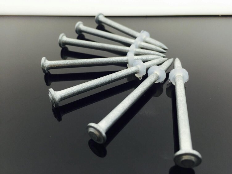 Fixaball Shot Fired Plastic Washered Drive Pins 8mm Cartridge Tool Nails