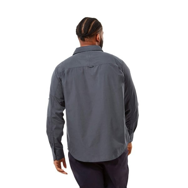 Craghoppers Mens Kiwi Long-Sleeved Shirt - Ombre Blue