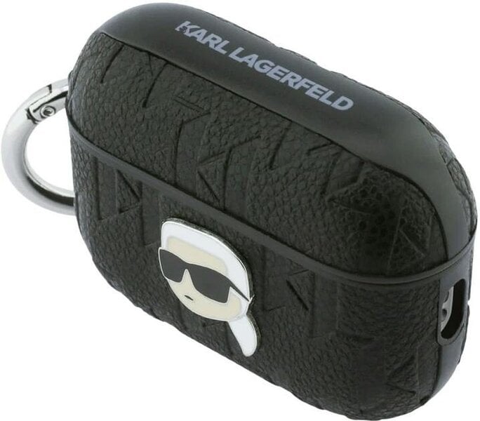 Karl Lagerfeld Monogram Karl Head Case for AirPods Pro 3 Black - KLAP3PGKIPK