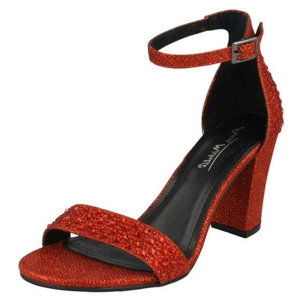 Anne Michelle Ladies Anne Michelle Diamante Sandals