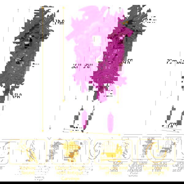 WALPLUS WC2056 - Pink Vintage Cuckoo Clock