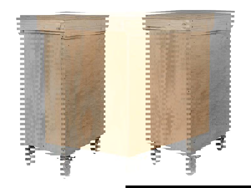 Arbor Garden Solutions Wooden Plywood Top Workbench With Lockable Cupboard (V.9) With Wheels, Double Shelf