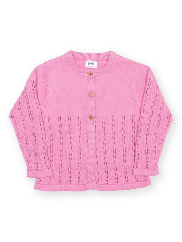 Kite Girls Organic Together Cardi Peony