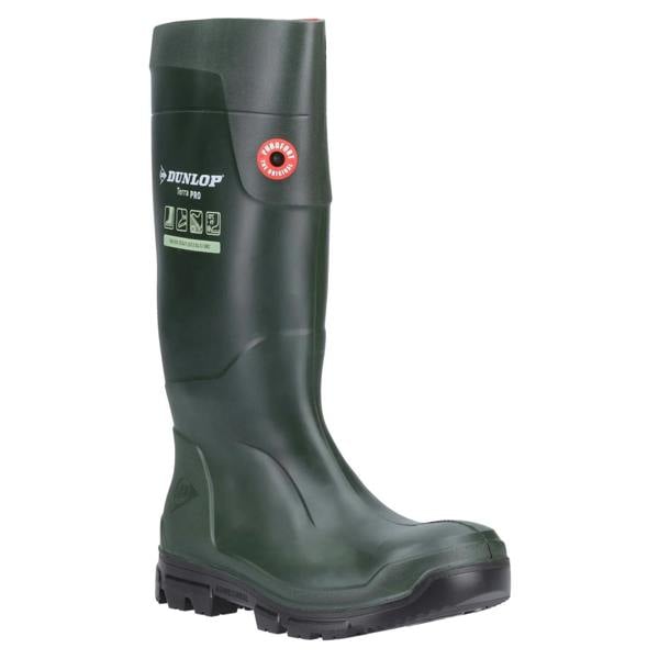 Dunlop Unisex Adult Purofort TerraPRO Wellington Boots - Green - 