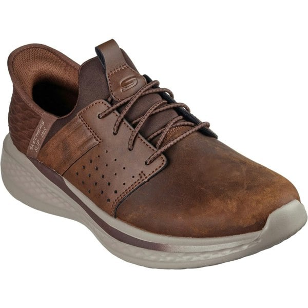 Skechers Men's Slade Zachary Shoe in Dark Brown