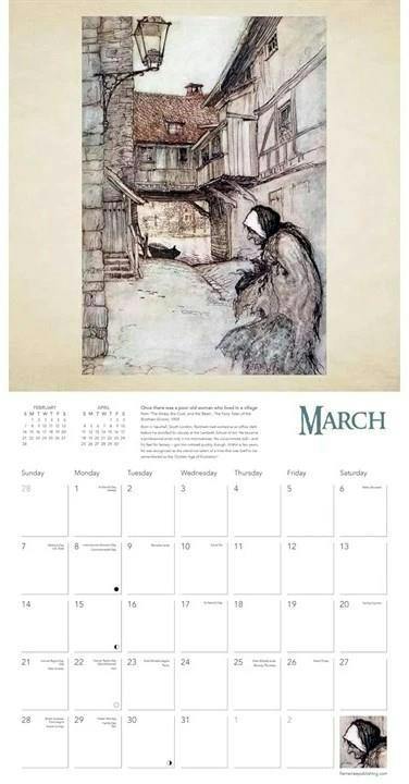 Arthur Rackham Calendar 2027