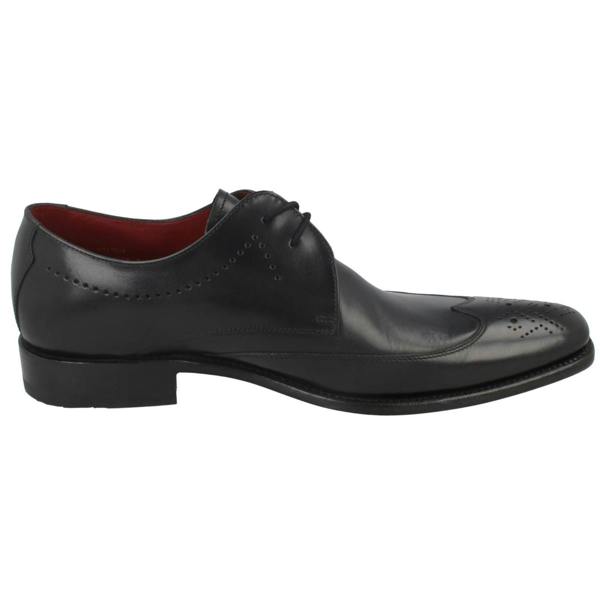 Loake Mens Loake Brogue Lace Up Leather Shoes Stitch