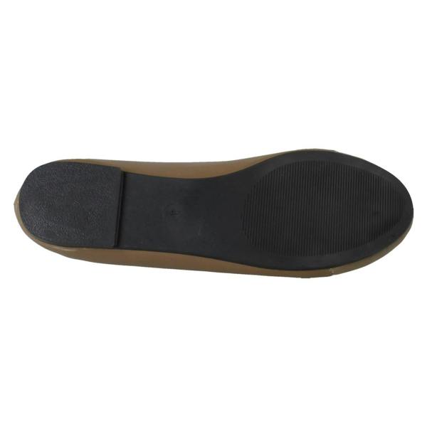 Spot On Ladies Spot On Bow Detailed Flat Ballerina Casual Shoes F80598