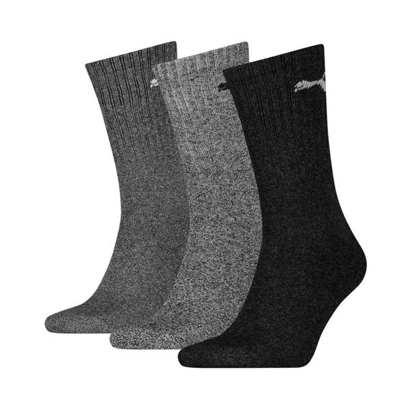 Puma Unisex Adult Crew Sports Socks (Pack Of 3) - Grey