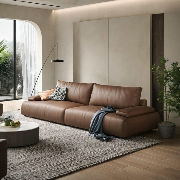 Zane Two Seater Sofa, Three Seater Sofa, Real Leather-Rit Concept-Rit Concept