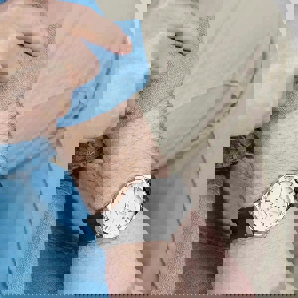 Sekonda Mens Titan White Dial Watch 30255