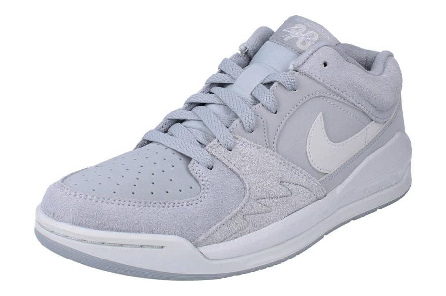 Nike Air Jordan Stadium 90 Mens Trainers Hf5258 Shoes  002 - Wolf Grey Neutral 002 - Photo 0