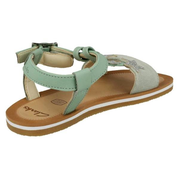 Clarks Girls Clarks Star Detailed Sandals Finch Summer K