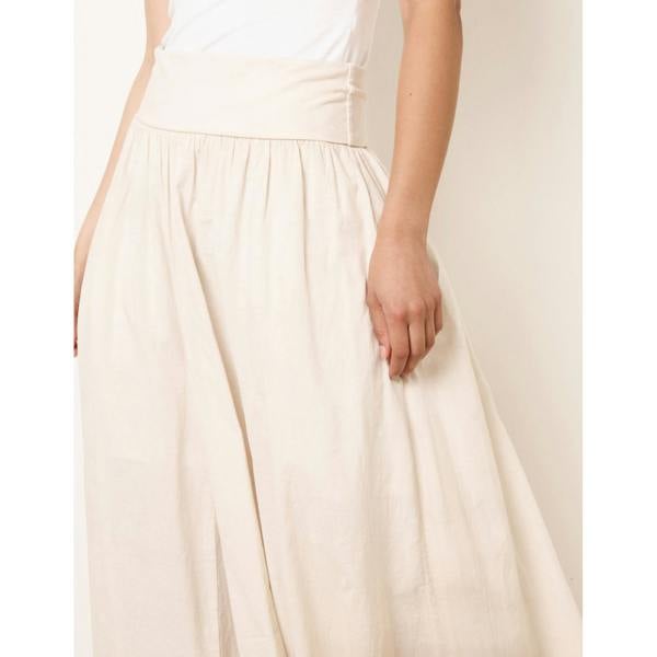 Blue Vanilla Godet Hem Jersey Waist Skirt