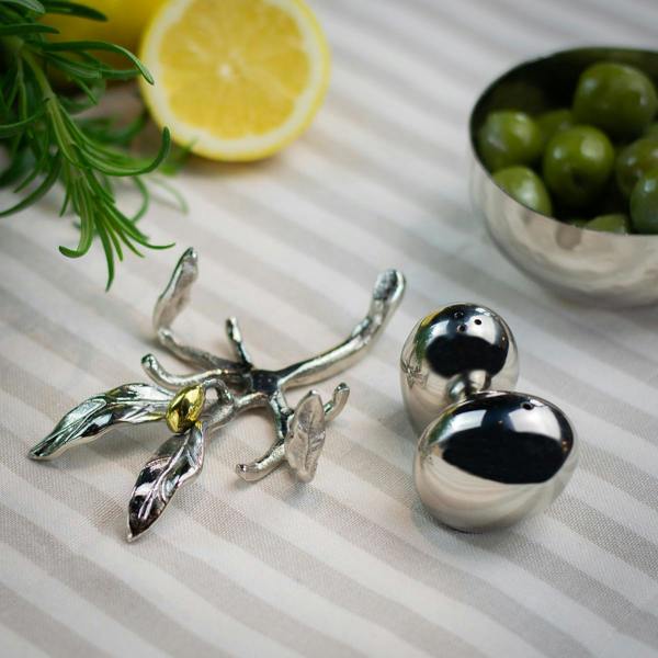 Culinary Concepts Olive Salt and Pepper Cruet Set