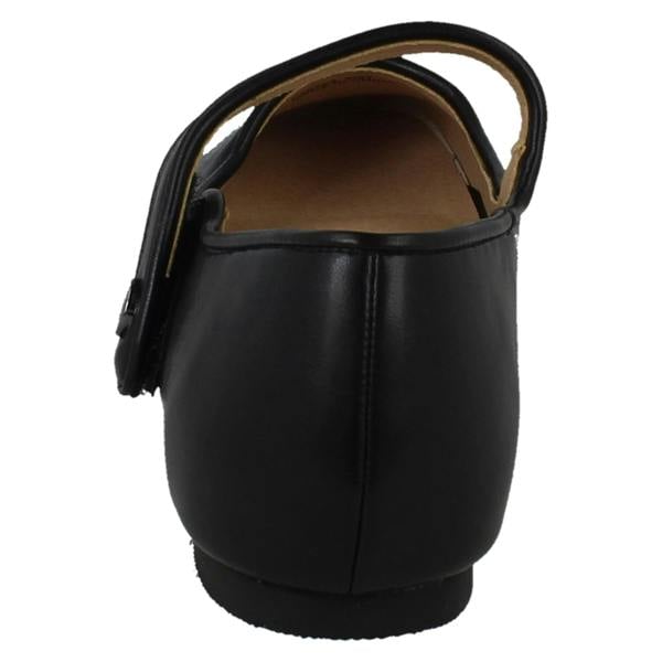 Savannah Ladies Savannah Hook and Loop Strap Mary Jane Style Shoes F80590