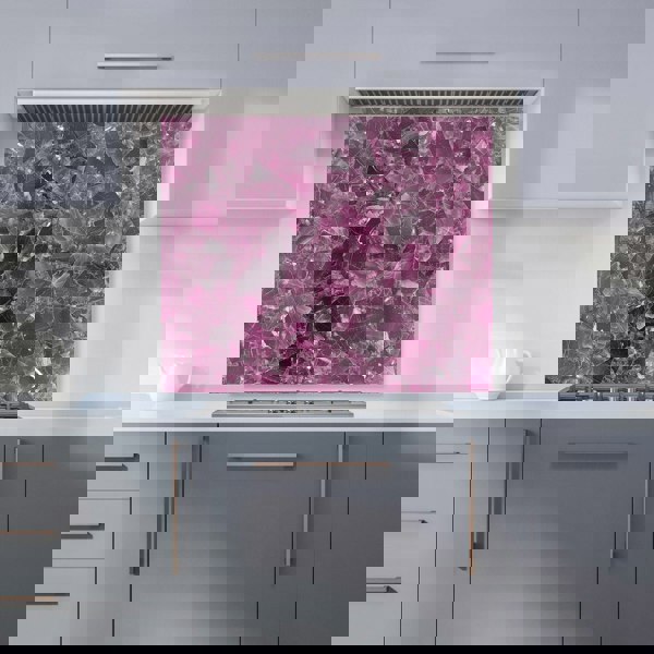 Warren Reed - Designer Damson Quartz Effect Kitchen Splashback