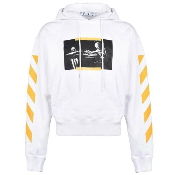 Off-White Carav Painting Over Hoodie - White