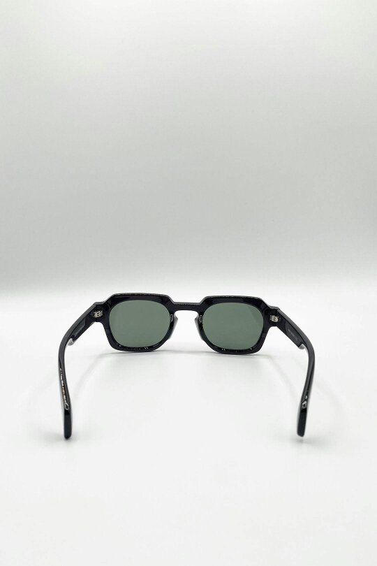 SVNX Angular Wayfarer Sunglasses In Grey