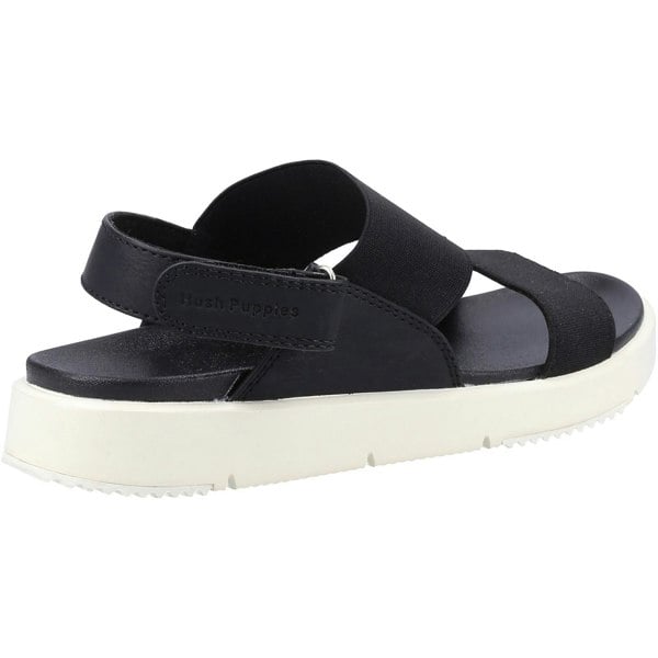 Hush Puppies Selina Polyurethane Women's Black Sandals