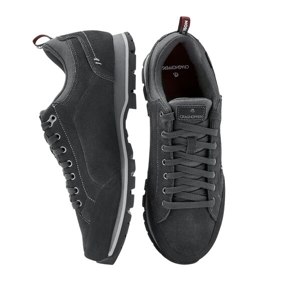 Craghoppers Womens Suede Trainers - Dark Grey - Dark Grey - 100% Mixed