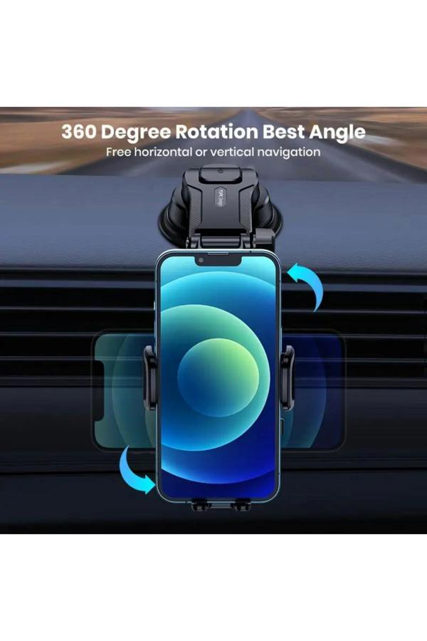 Dyzi Adjustable Dashboard Phone Holder Universal Handsfree Car Mount