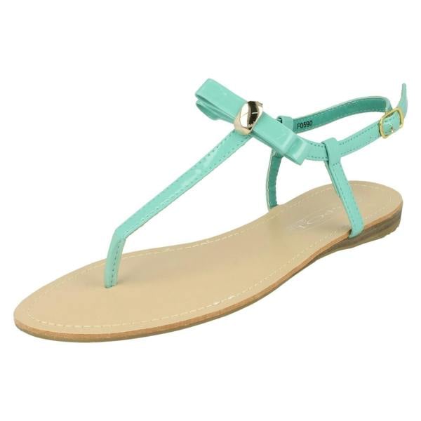Spot On Ladies Spot On Open Toe Sandals