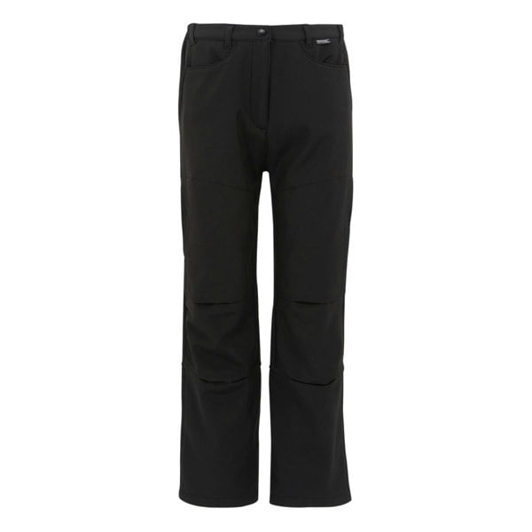 Regatta Childrens/Kids Softshell Hiking Trousers - Black