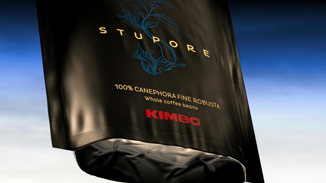 Kimbo Coffee Sapiente - Amazement Coffee Beans 100% Fine Robusta 200g (Stupore)